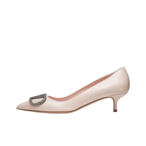 Valentino Vlogo Signature Узкий каблук Высокие каблуки Женские Светло-розовый