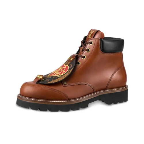 LOUIS VUITTON Nigo Collaboration Ankle Длина Аутдор Мужской Коричневый