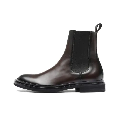 Officine Creative MAJOR Короткий Челси Мужской Темно-коричневый