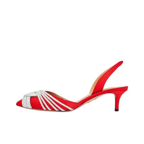 AQUAZZURA Gatsby Узкий каблук Высокие каблуки 5 см Женские Красный