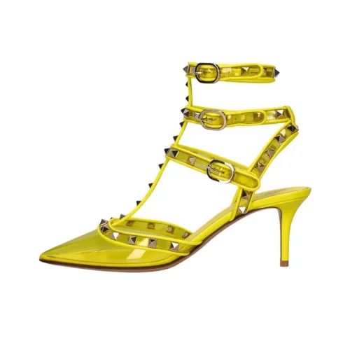 Valentino Узкий каблук Высокие каблуки Женские Желтый