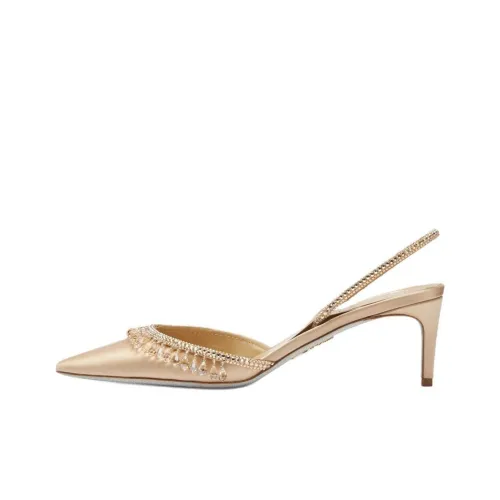 RENE CAOVILLA Cleo Низкий каблук Высокий каблук 6 см Женский Золотой