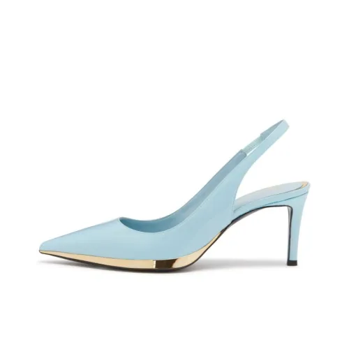 Giuseppe Zanotti GZ Virgyn Узкий каблук Высокие каблуки 7 см Женские Светло-синий