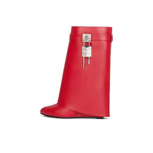 Givenchy Shark Lock Женские сапоги до колена