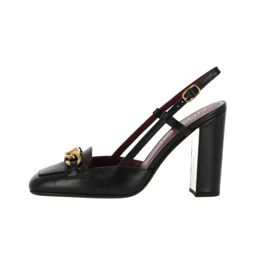 Valentino Открыто Грубый каблук Высокие каблуки Женские Черный