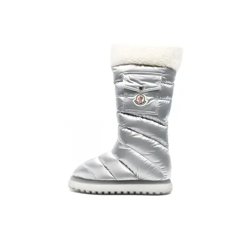 Moncler Crew Сноубутсы 3,5 см Женские Серебряные