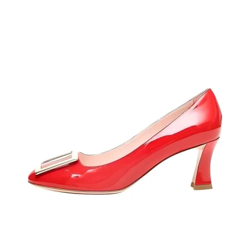 Roger Vivier Высокие каблуки Красный Женские