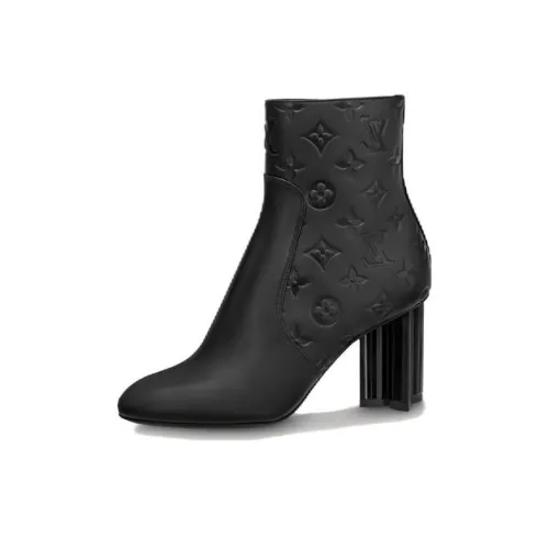 LOUIS VUITTON Силуэт Ботильоны 8 см Женские Черный