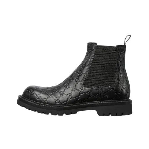 GUCCI Короткий Челси Мужской Черный