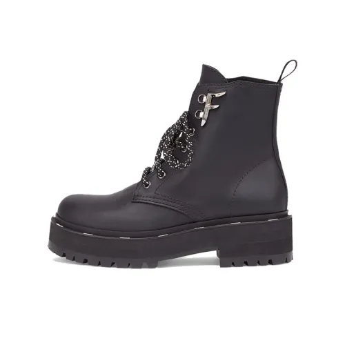 FENDI Короткий Мартин Ботин Женские Черный