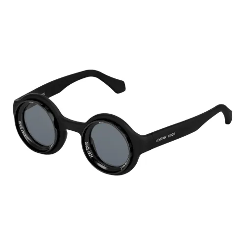 LOUIS VUITTON Металл Круглые Солнцезащитные очки Мужские Черные