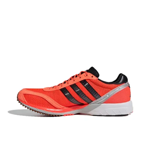Adidas Adizero Adios Slip-resistant Abrasion-resistant Low Top Marathon Running Shoes Unisex Orange Black Adidas Adizero Adios Противоскользящий Устойчивый к истиранию Низкий Топ Марафон Беговые Кроссовки Унисекс Оранжевый Черный