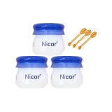 Маленькая Медовая Маска для губ с цветом Синий (с палочкой для смешивания) *3