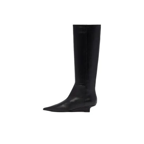 TOTEME Колено Высокие сапоги 4CM Женские Черный