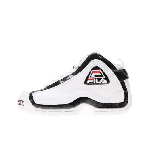 FILA 96 Grant Hill Баскетбольные кроссовки Высокий верх Белый Черный Мужской