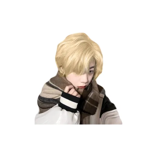 GLUNA Короткие волосы Мужской Differential Stray COVER Парики