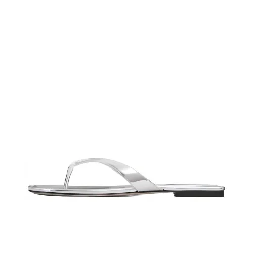 TORY BURCH Шлепанцы Женские Серебряные