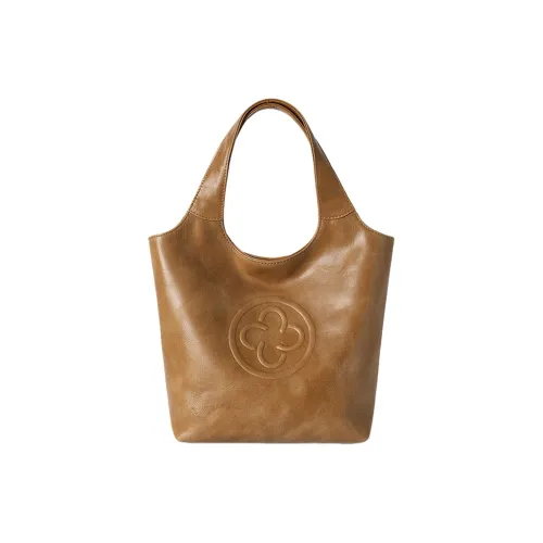 CASSILE Растительное дубление крупнозернистая текстура кожа коровы через плечо переносная корзинка сумка женская многоцветная