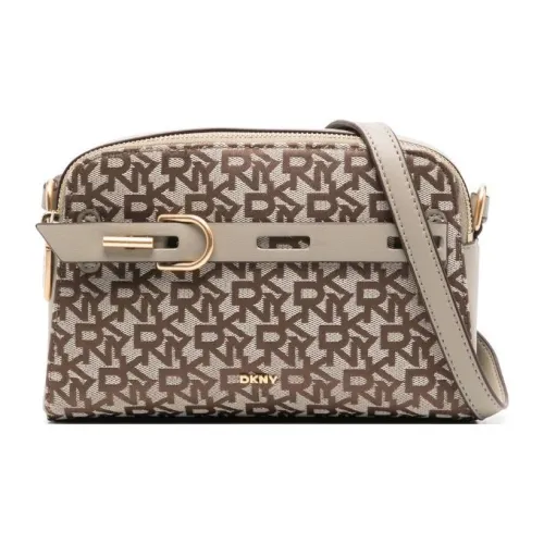 DKNY Полиэстер Плечо Сумка Женская Светло-Коричневая