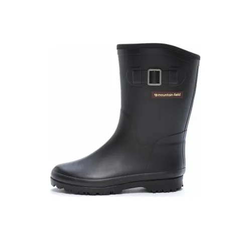 MoonStar Устойчивые к истиранию противоскользящие резиновые сапоги для женщин черные