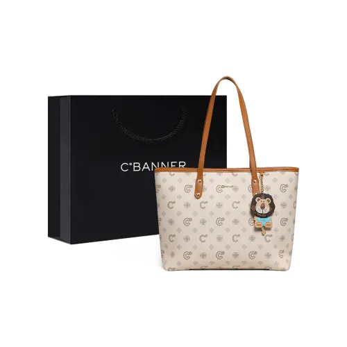 C°BANNER Сумка из синтетической кожи сумка-тоут сумка для покупок сумка через плечо стандартная женская цвет экрю