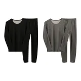 Мужской комплект из 2 предметов (черный + серый)