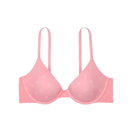 Victoria's Secret Розовый Девичий Бюстгальтер Женские Сердце Розовый