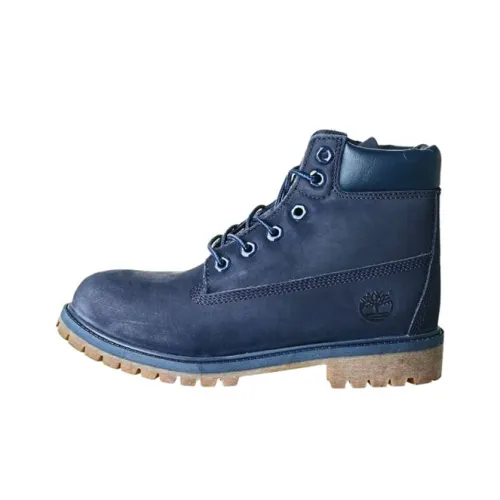 Timberland Премиум Slip-Resistant Abrasion-Resistant Детские ботинки Blue Teenagers