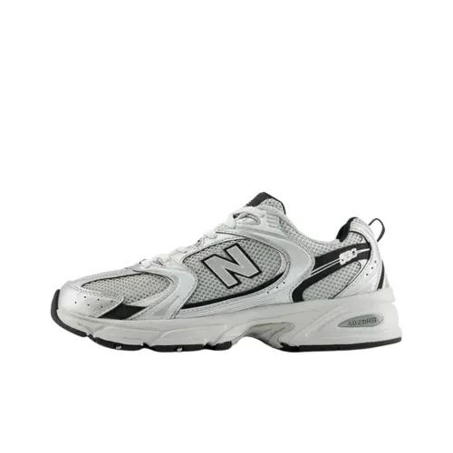 New Balance NB 530 Беговые кроссовки Низкие Серебристо-серый/Черный/Белый Унисекс
