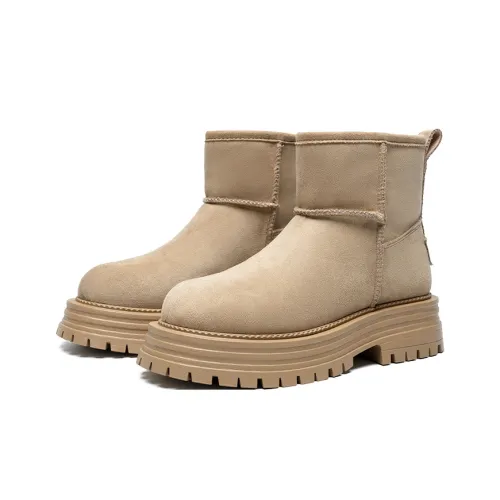 ZHR Little Stove Коллекция визуально увеличивает рост Устойчивые к истиранию Короткие Сноубутсы Женские