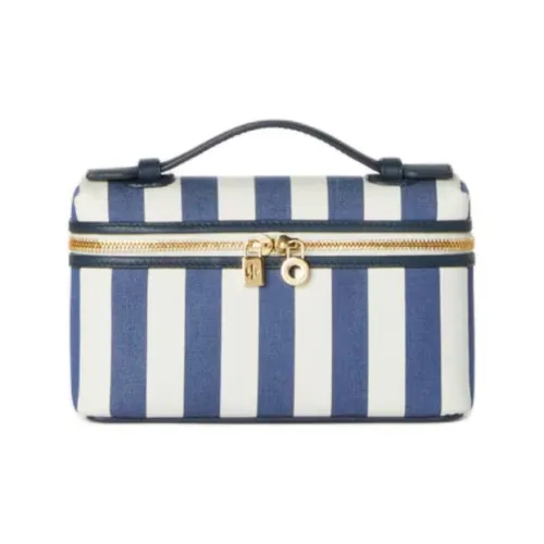 Loro Piana ExtraPocket Хлопок Сумка Мини Детский Синий и Белый