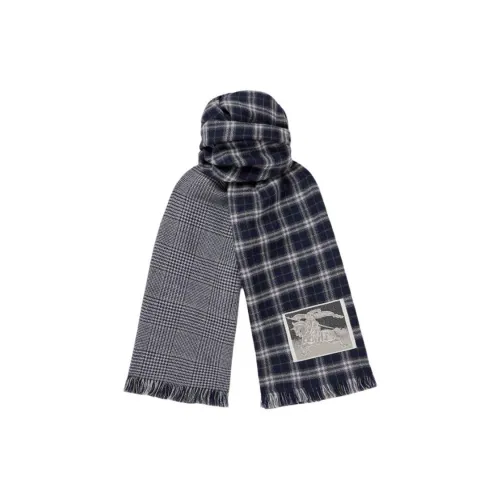 Burberry Вязаные шарфы из смеси шерсти для мужчин
