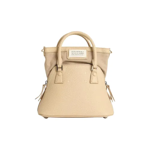 Maison Margiela 5AC Телячья кожа Одно плечо Сумка Микро Женская Бежевая