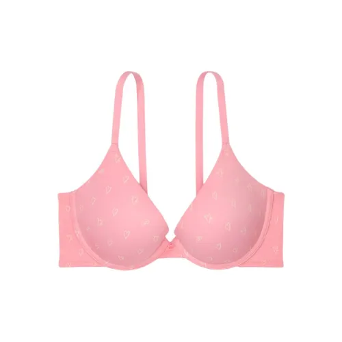 Victoria's Secret Розовый Девичий Бюстгальтер Женские Сердце Розовый