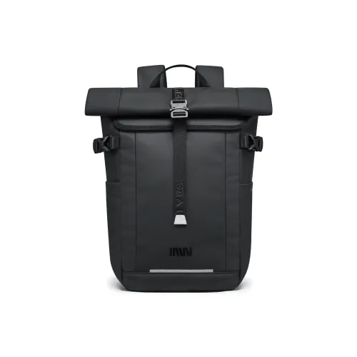 SEPTWOLVES Искусственная кожа Большая емкость Рюкзак Для поездок на работу Путешествие Ноутбук Рюкзак QPL Мужской Черный