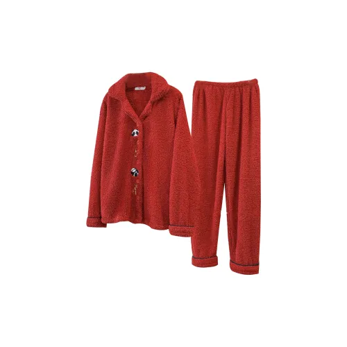 OEING Красный Комплект одежды для женщин, пижамные комплекты
