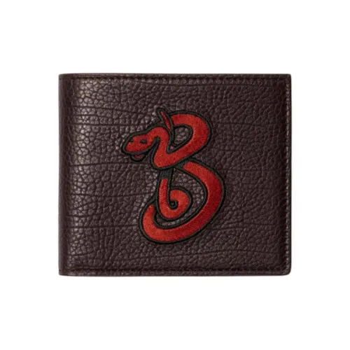 Burberry Телячья кожа Кошелек Мужской Торф