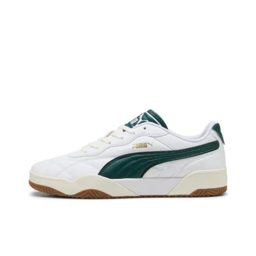 PUMA Tifosi Аbrasion Resistant Низкие Кроссовки для Скейтбординга Унисекс Белый Зеленый