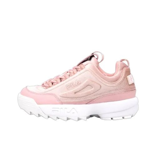FILA DISRUPTOR II PREMIUM Низкий топ Повседневная обувь Женская Розовая