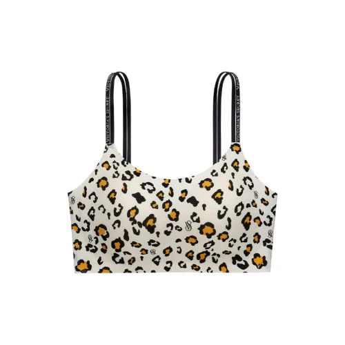 Victoria's Secret Бюстгальтер Женский Желтый и Черный с Леопардовым принтом