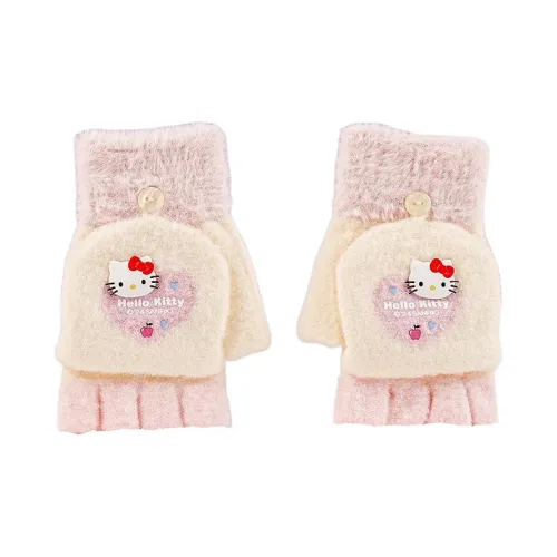 Sanrio Полиамид Эластан Вязаные Перчатки Детские