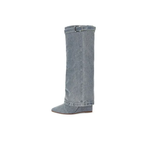 STEVE MADDEN Женские высокие сапоги до колена, синие
