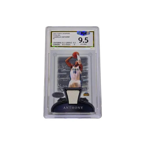 Topps Carmelo Anthony Звезда Карта Nuggets Новые звезды Era ICONIC Dry Jump SHOT Клатч Белый Джерси Cut Selection
