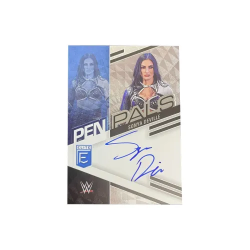 PANINI 2023 Elite Sonya Deville Elite Evil Женский BOSS Deville Signature Card Card пройдет Спортивные карты 1 шт