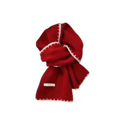 PISHUSHU Смесовая шерсть Вязаные шарфы Унисекс Коричневый