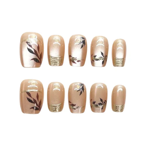 Song Biography Осень и зима Стиль Майярд Кленовый Осветляющий 3D-эффект Позолоченный 15mm Короткий LADDER