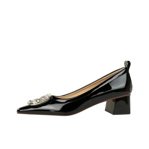 QITUMAUL Грубый каблук Высокие каблуки 4,5 см Женские