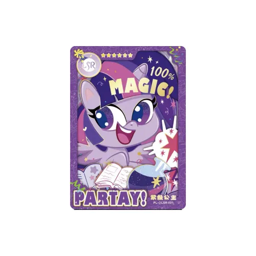 KAYOU Сумеречная искра Мой маленький пони Чарминг Вечеринка Сумеречная искра Принцесса IP Аниме Карточки 1 шт