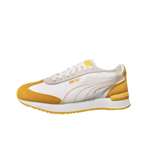 PUMA R78 Low Топ Casual Унисекс Белый Желтый