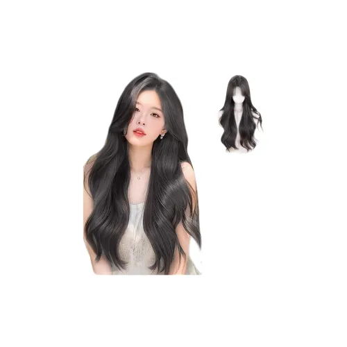 UMIFFA Длинные кудрявые волосы большой волна женские парики коричневый черный холодный коричневый